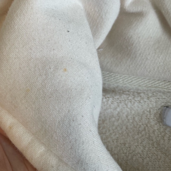 TNA The Iconic Hoodie - Cropped - XS - Off White/Cream - Picture 6 of 11